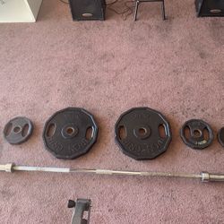 Olympic Weights And Bar