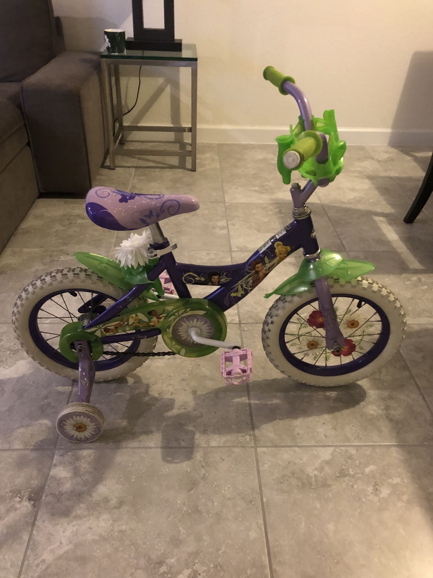 Disney store tinkerbell bike