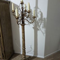 2 Beautiful Victorian 6ft Standing Candelabras. 