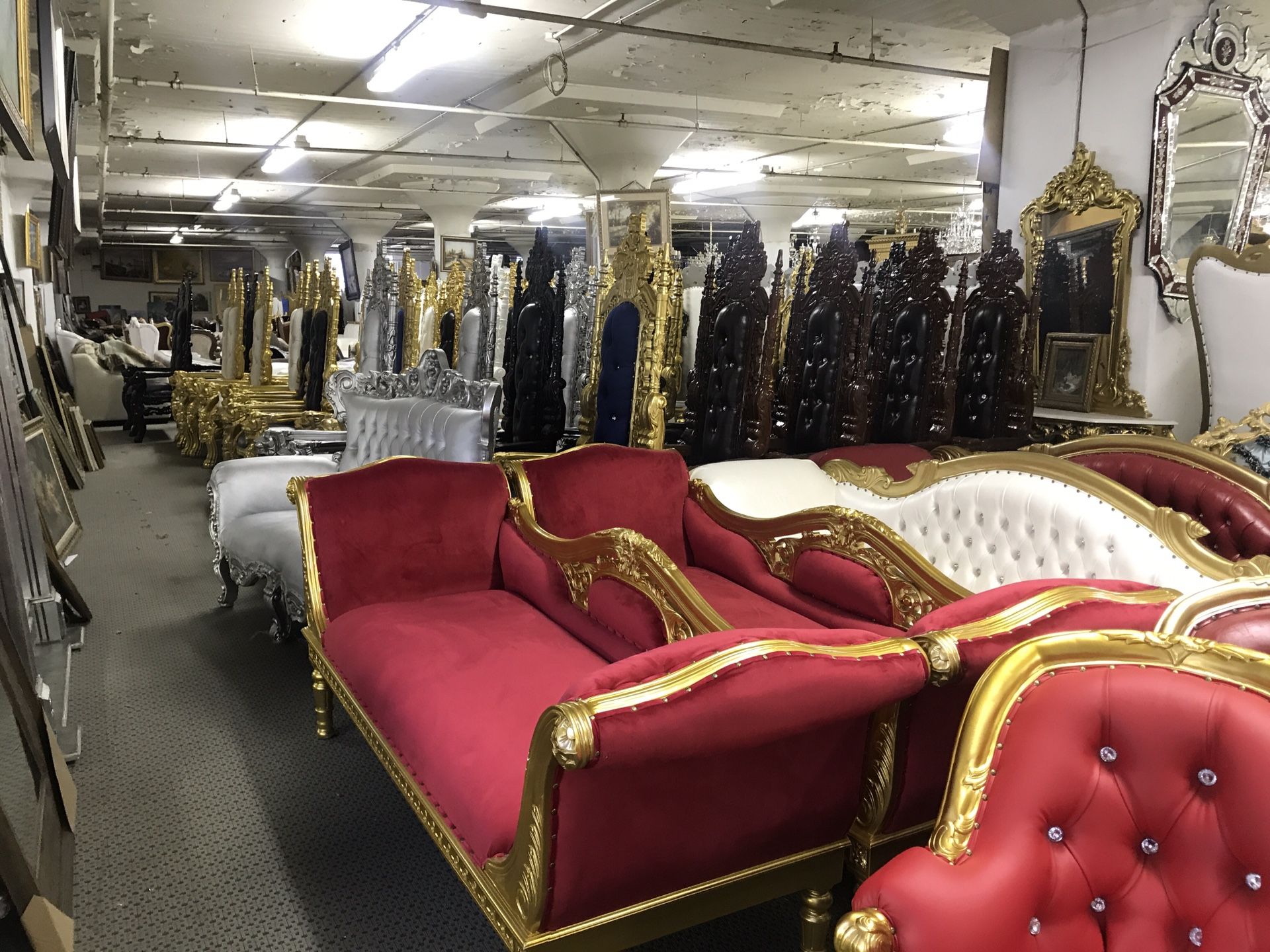 Beautiful throne chair.$1800 each. Best offer