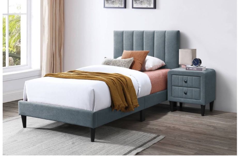 Bed Frame With Mattress Twin Size 