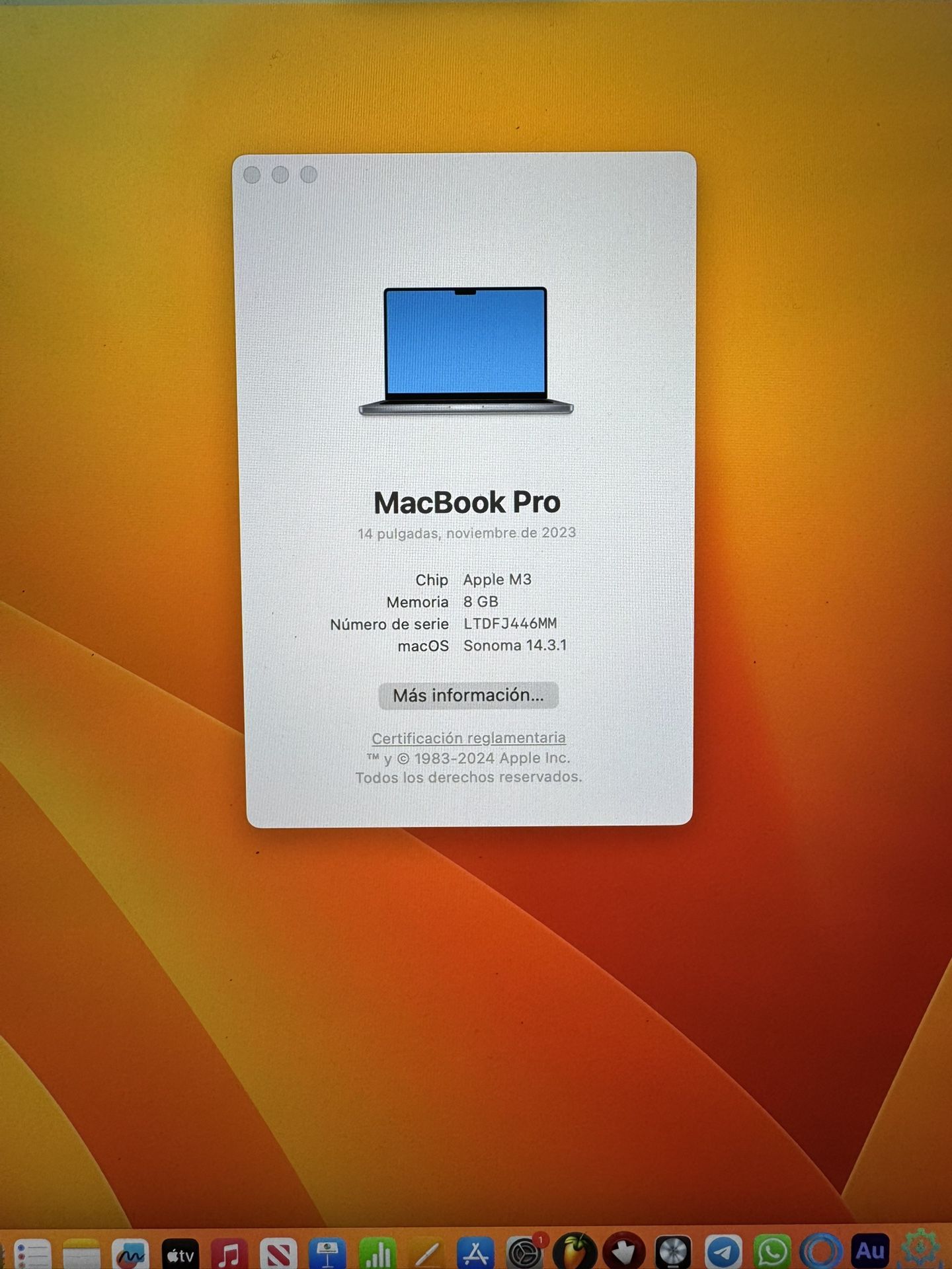 Macbook Pro 14inch M3
