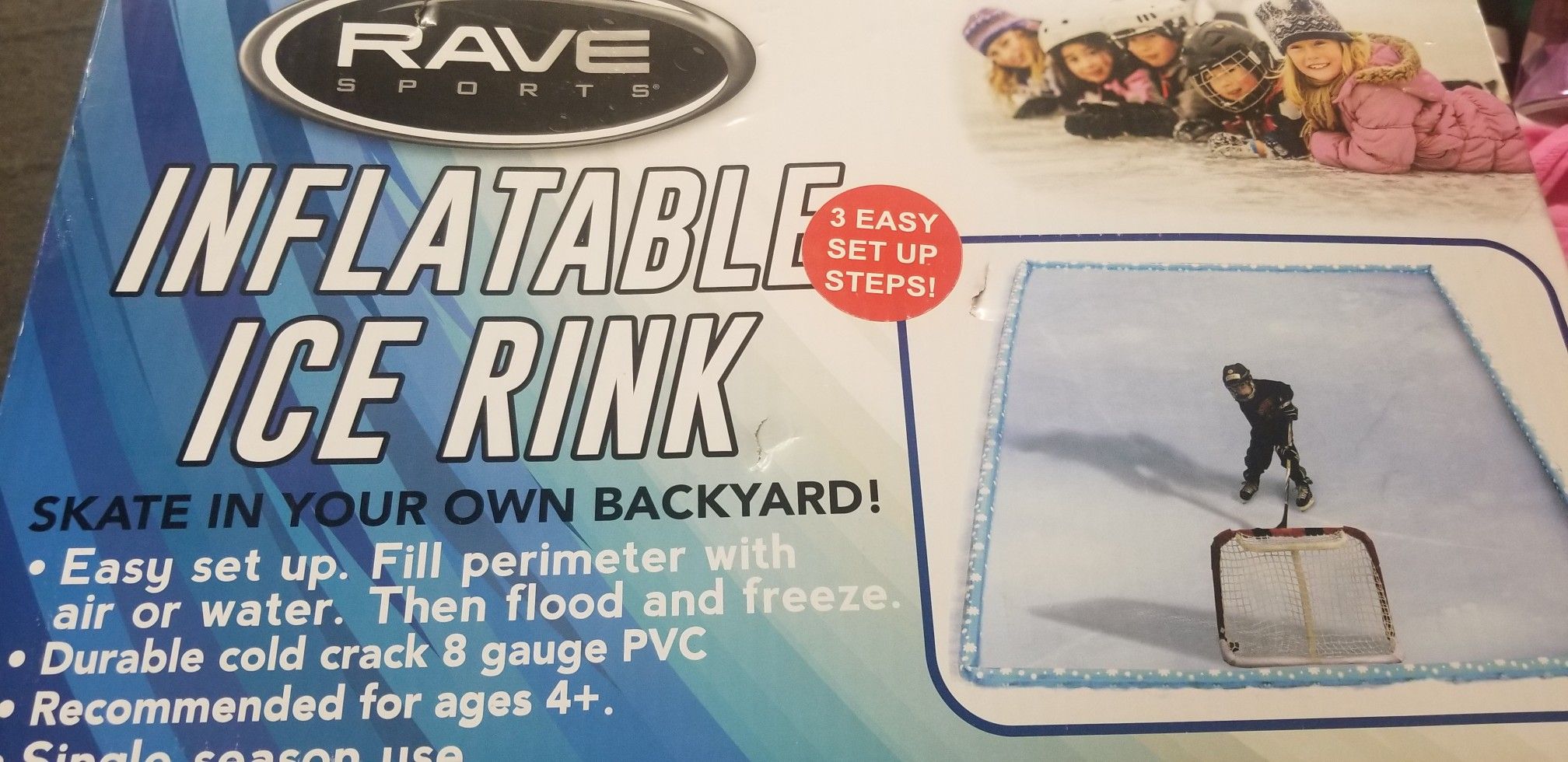 Rave sports inflatable ice rink