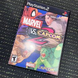 Marvel Vs Capcom 2 Playstation 2 Video Game Disc & Manual Complete PS2