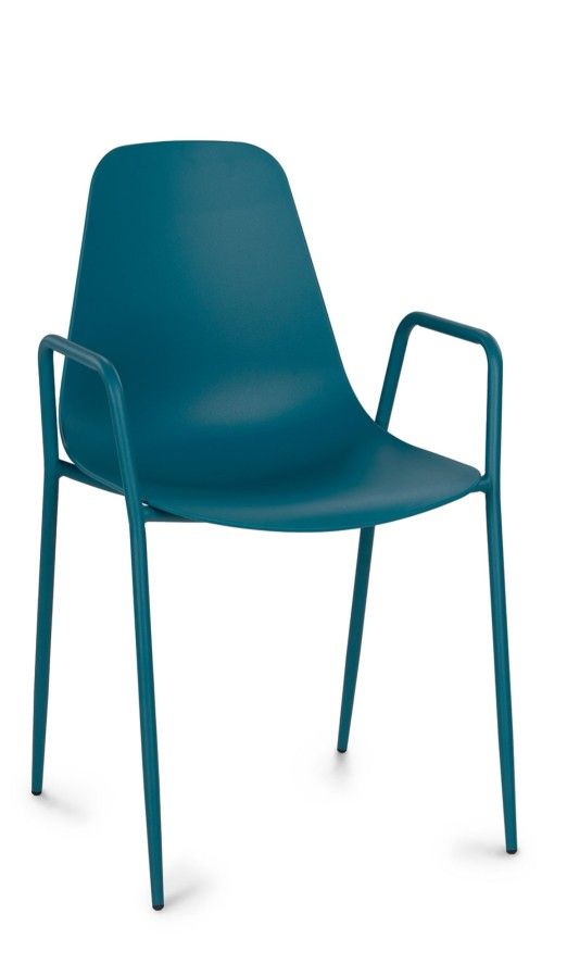 SVELTI Deep Cove Teal Stackable Armchair