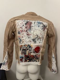 Custom Jean Jacket Japanese Print