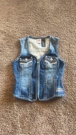 Harley Davidson women’s jean vest size medium
