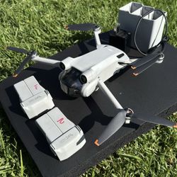 DJI Mini 3 + RC2 Controller + Case + Extras – $750