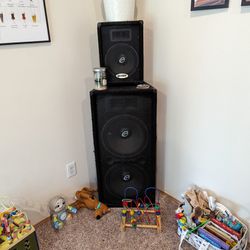 Speakers/ Old Dj Equipment 
