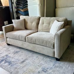 Modern Light Beige Elliot Sofa — Unused Staging Furniture