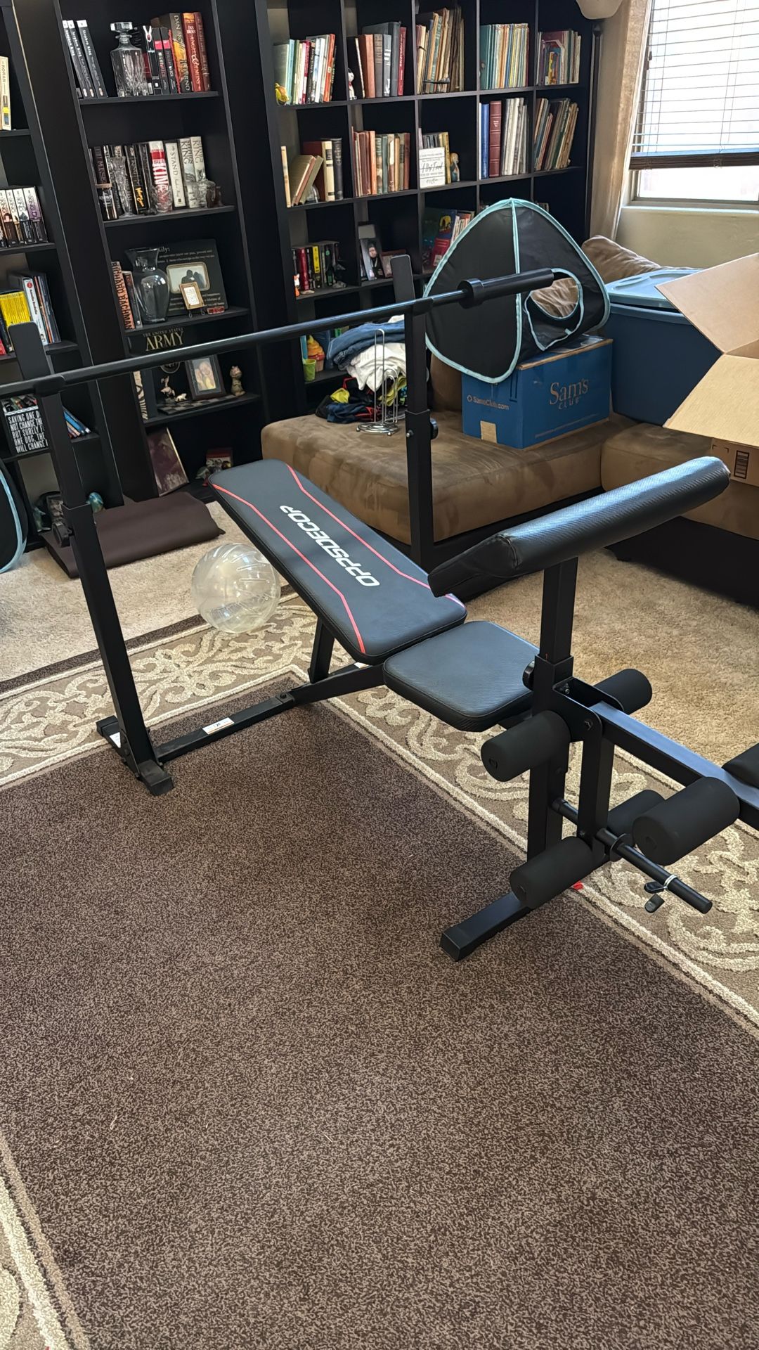 Weight Bench And Bar