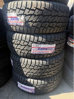 275/55/20 American Roadstar All Terrain Tires installed and Balanced / instaladas y balanceadas