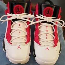 Jordan 6 Rings "White Carmine" Size 10