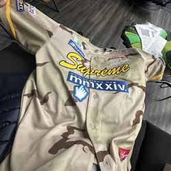 Large Supreme Baseball Jersey