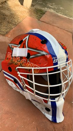 Goalie helmet hockey Russia team jr