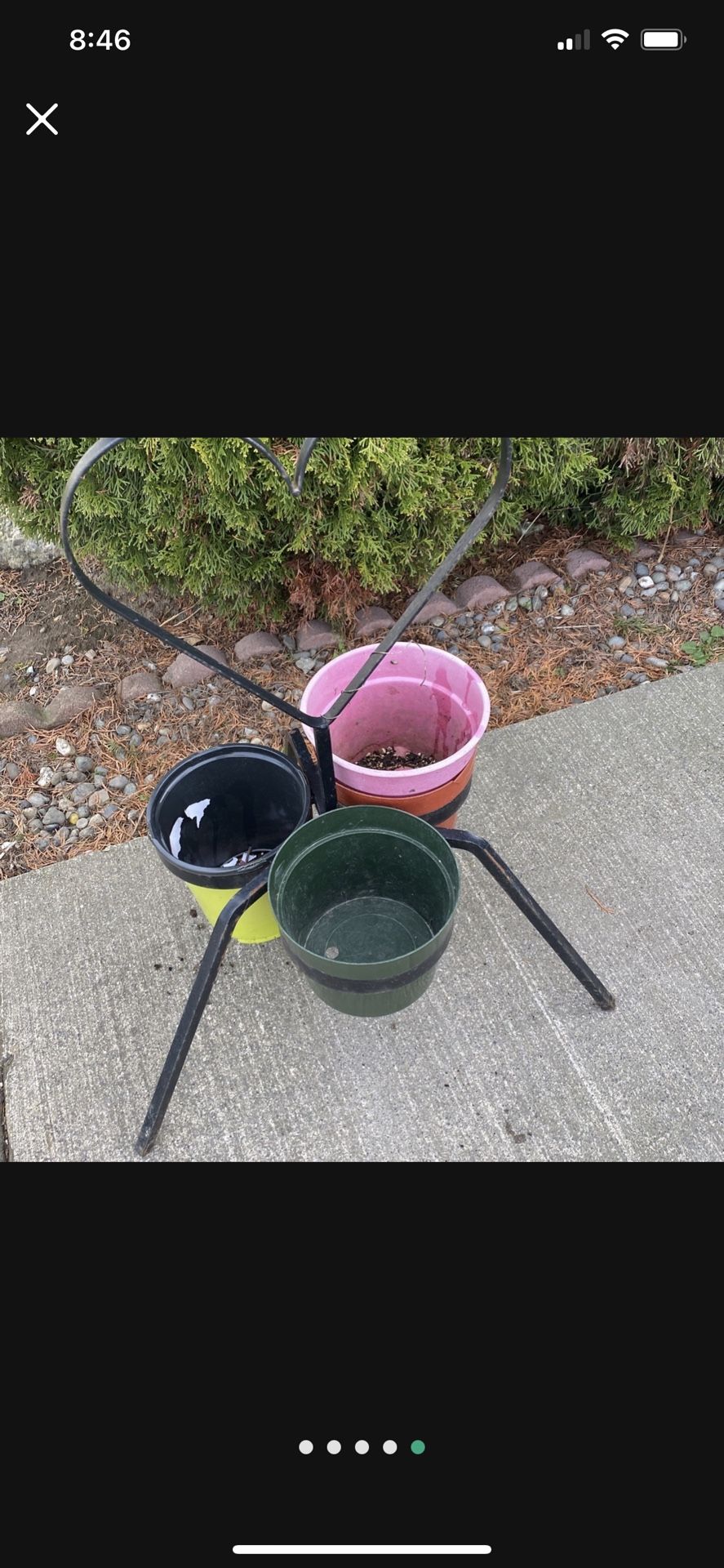 3 ♥️ Pot Holder Perfect For Garden Decoration 🌸🌺