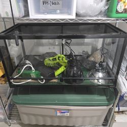 Lizard Container & Many Accessories 