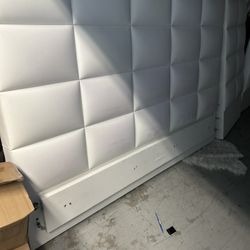 3 Piece Luxury headboard Bed With mattress (King size)