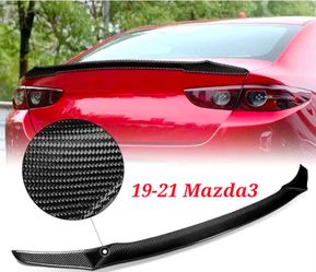 19-21 Mazda 3 Rear Trunk Lid Spoiler Wing