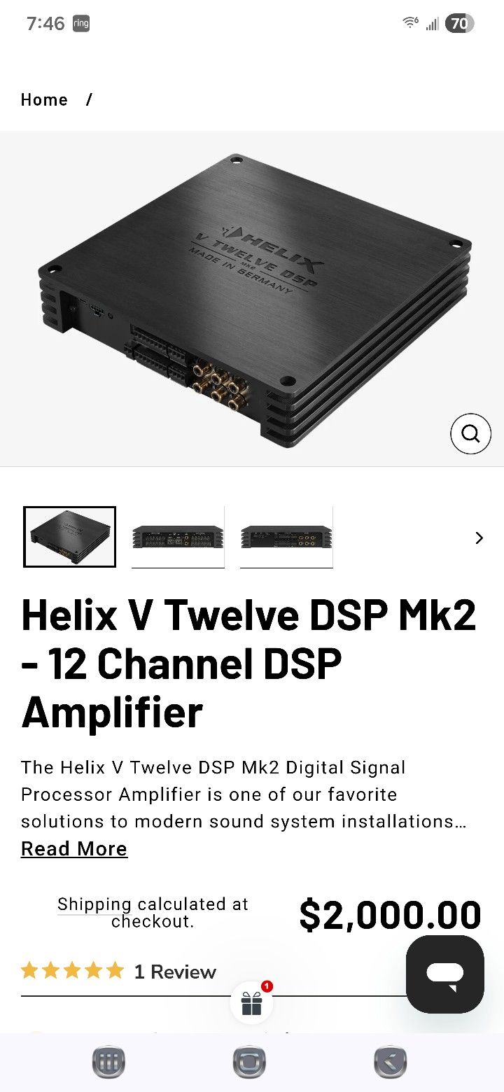 HELIX V12 12CH AMPLIFIER BUILT IN DSP+RTA
