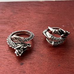 Dragon And Claw Rings