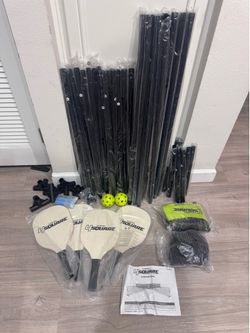 New Triumph 4 Square Pickleball Combo Game Complete Set