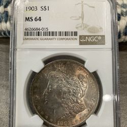 1903 Morgan Silver Dollar Ms64