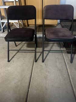 Metal Padded Folding Chairs - 2