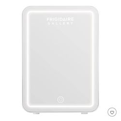 Frigidaire Gallery 9 Can Beauty Lighted Mirror Fridge White