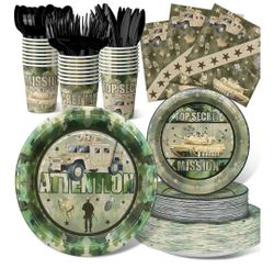 Army Party Decorations Set