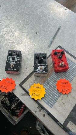 1003 Strich Warcry Metal Distortion, Tube-Soul, & Zeal Blast Guitar Effects Pedals 555362