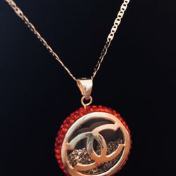 Sterling Silver Pendant Necklace Set