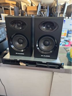 🎵 M-Audio BX5 Graphite 5” Powered Active Studio Monitor Speakers Pair – 100W 🎵