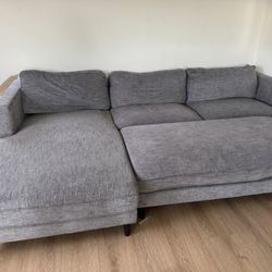 Couch sectional & Ottoman 
