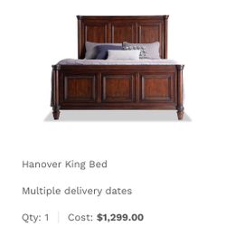 Wood King Size Bed Frame 