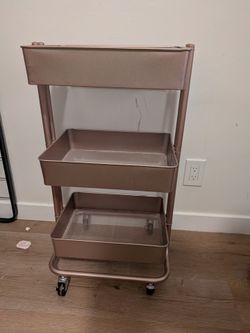 Rolling Bedroom Metal Rack