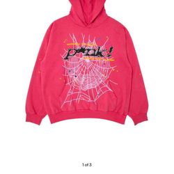 Sp5der Pink Hoodie 