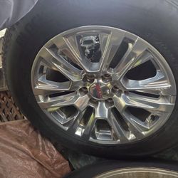 Denali 2019-2024 20 Inch Wheels With Tires 275/60/20