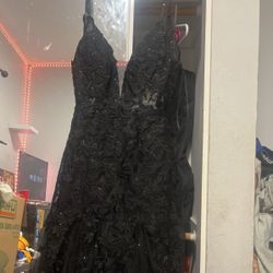 Prom Dress  Size M Black 