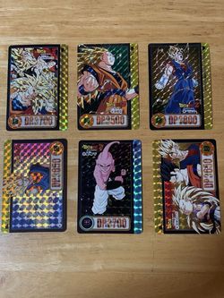 Vintage dragon ball cards