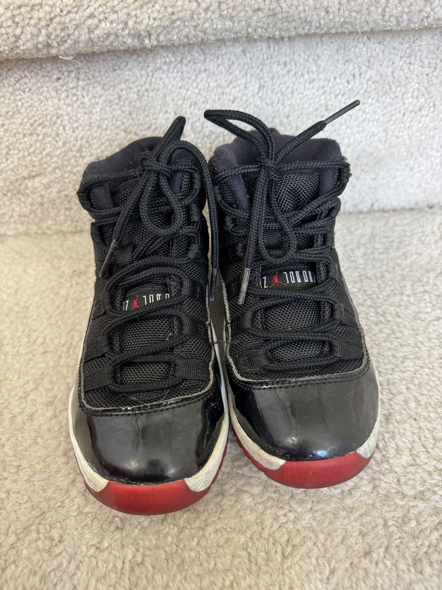 Jordan 11 Bred For Kids Size 1Y
