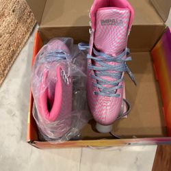 Impala Roller skates Pink And Blue Size 11 Women’s 