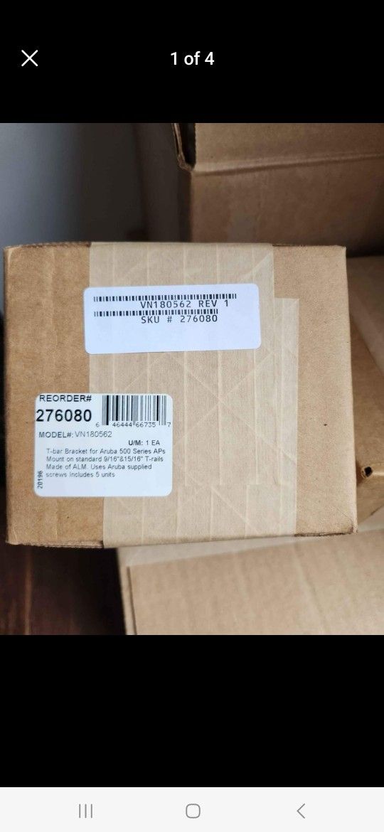Aruba Access Point Mounting Hardware