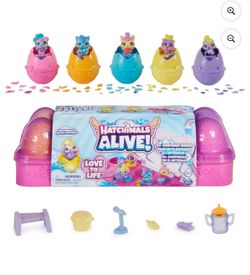 Hatchimals Alive Carton with 5 Self-Hatching Eggs