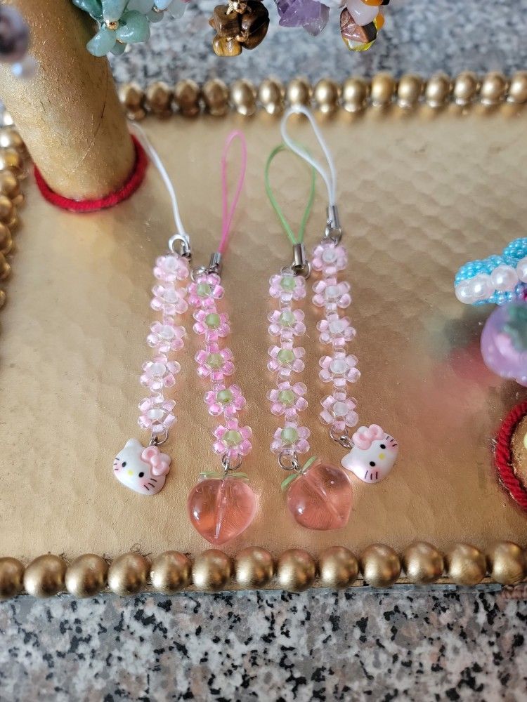 keychains and phone charms