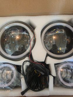 Color changing halo lights