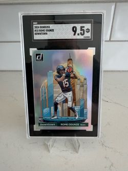 2024 Donruss Rome Odunze Downtown RC SGC 9.5
