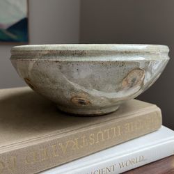 Handcrafted Accent Bowl ( D8.5” H3.5” ) firm on price 