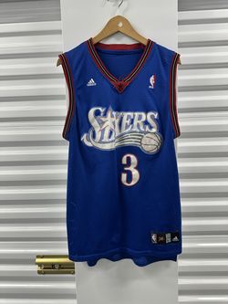 Y2k era blue Allen Iverson jersey large AI
