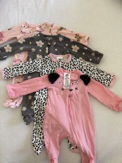 4 Pcs Gerber Preemie Overalls